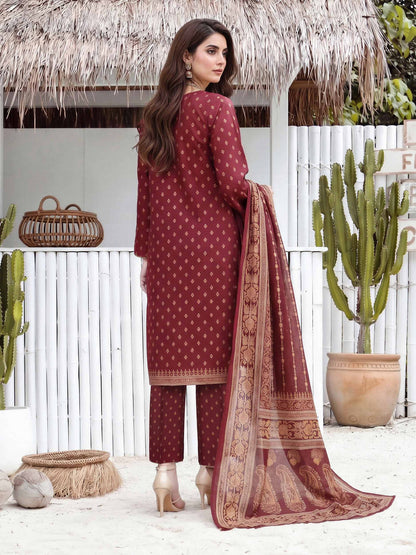 3 Piece Lawn Suit (Unstitched)