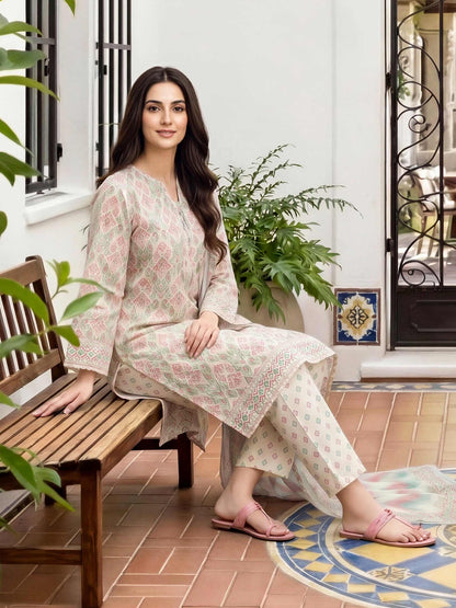 3 Piece Lawn Suit (Unstitched)