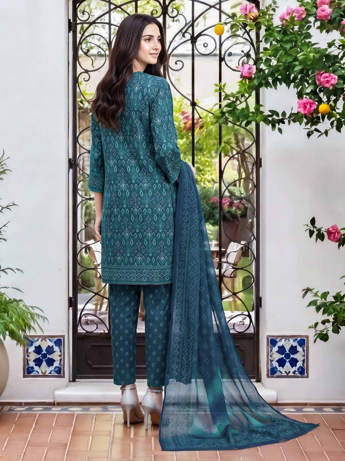 3 Piece Lawn Suit (Unstitched)