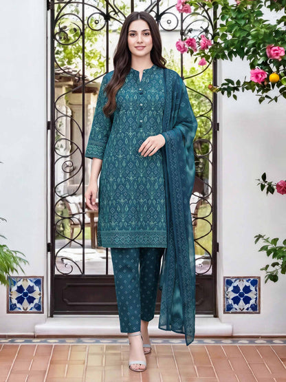 3 Piece Lawn Suit (Unstitched)