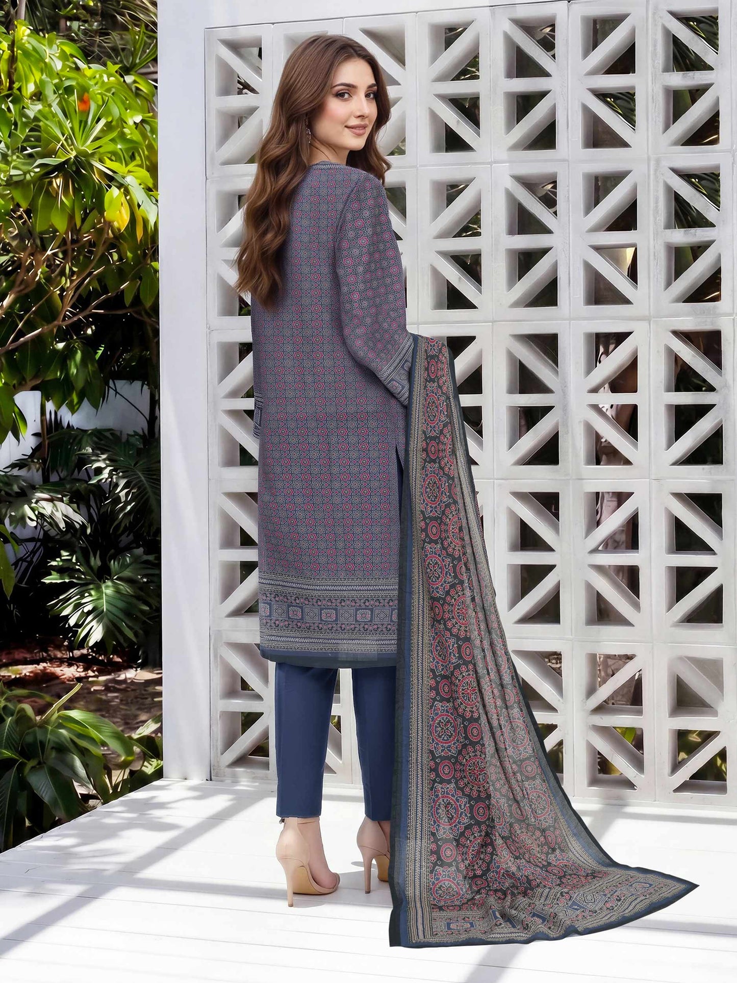 2 Piece Lawn Suit (Unstitched)