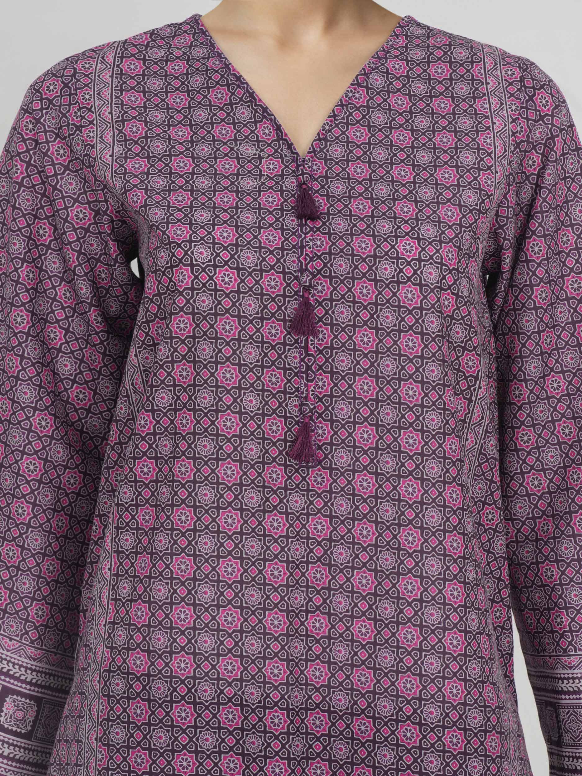 2 Piece Lawn Suit (Unstitched)
