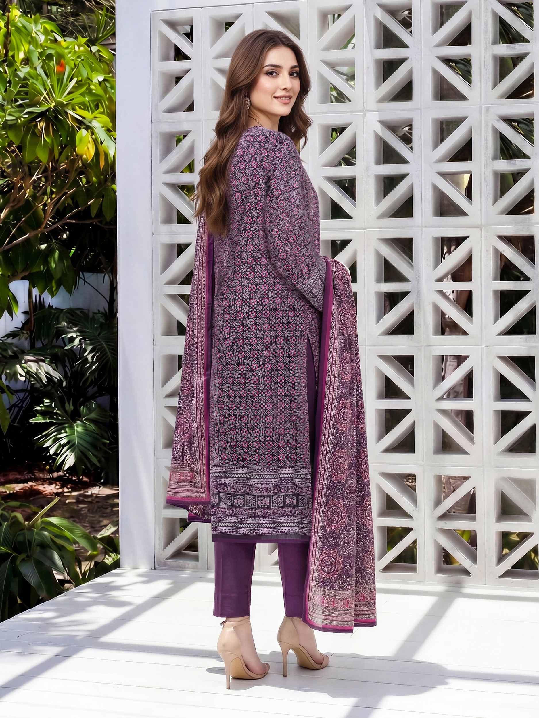 2 Piece Lawn Suit (Unstitched)