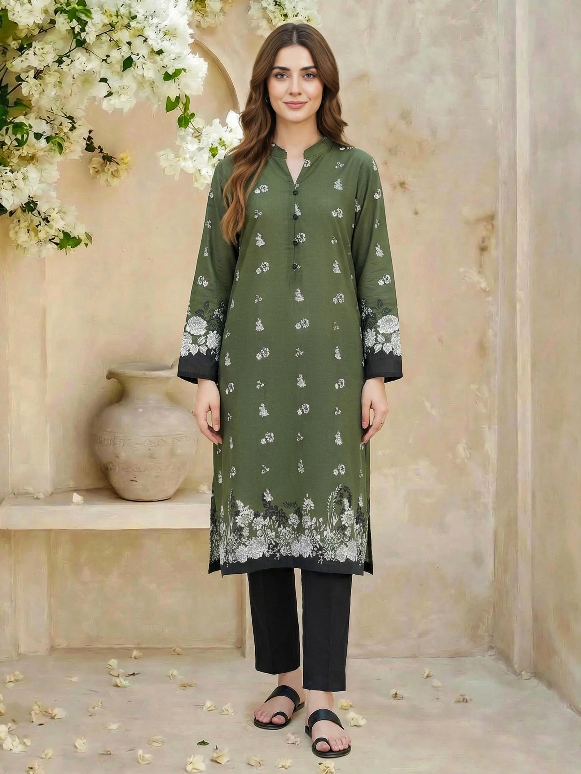Lawn Shirt (Unstitched)