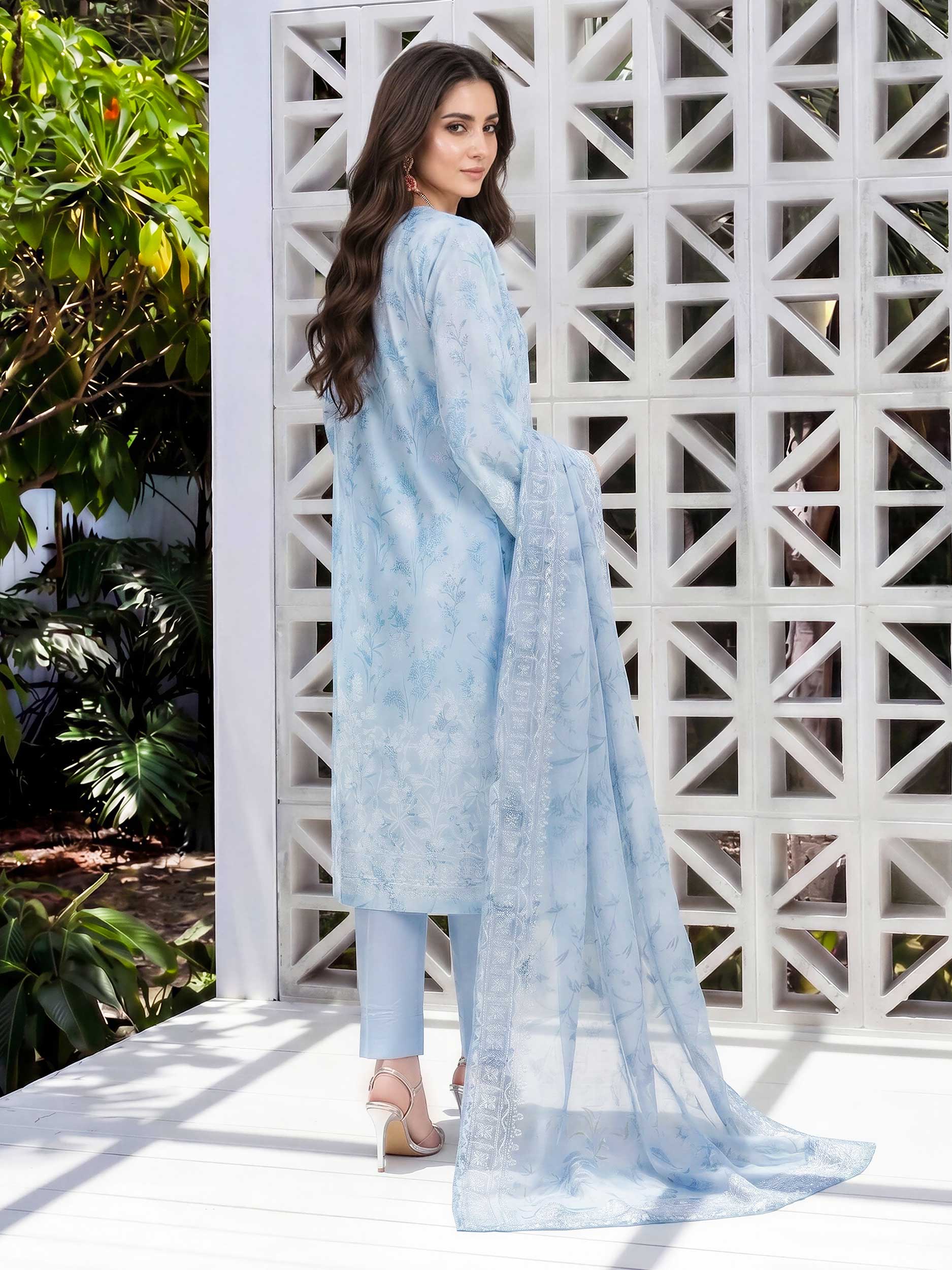 3 Piece Lawn Suit (Unstitched)