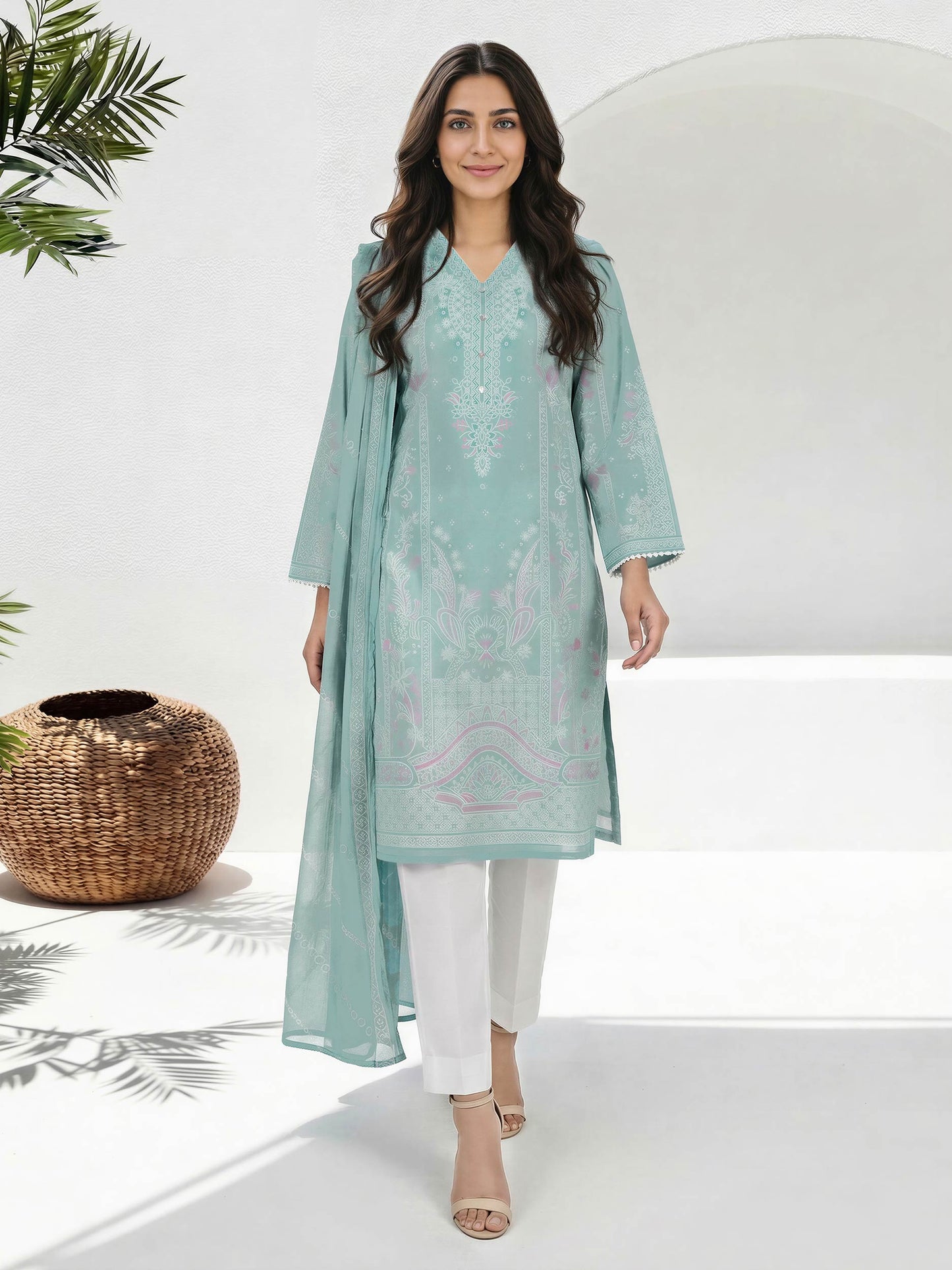 2 Piece Lawn Suit (Unstitched)