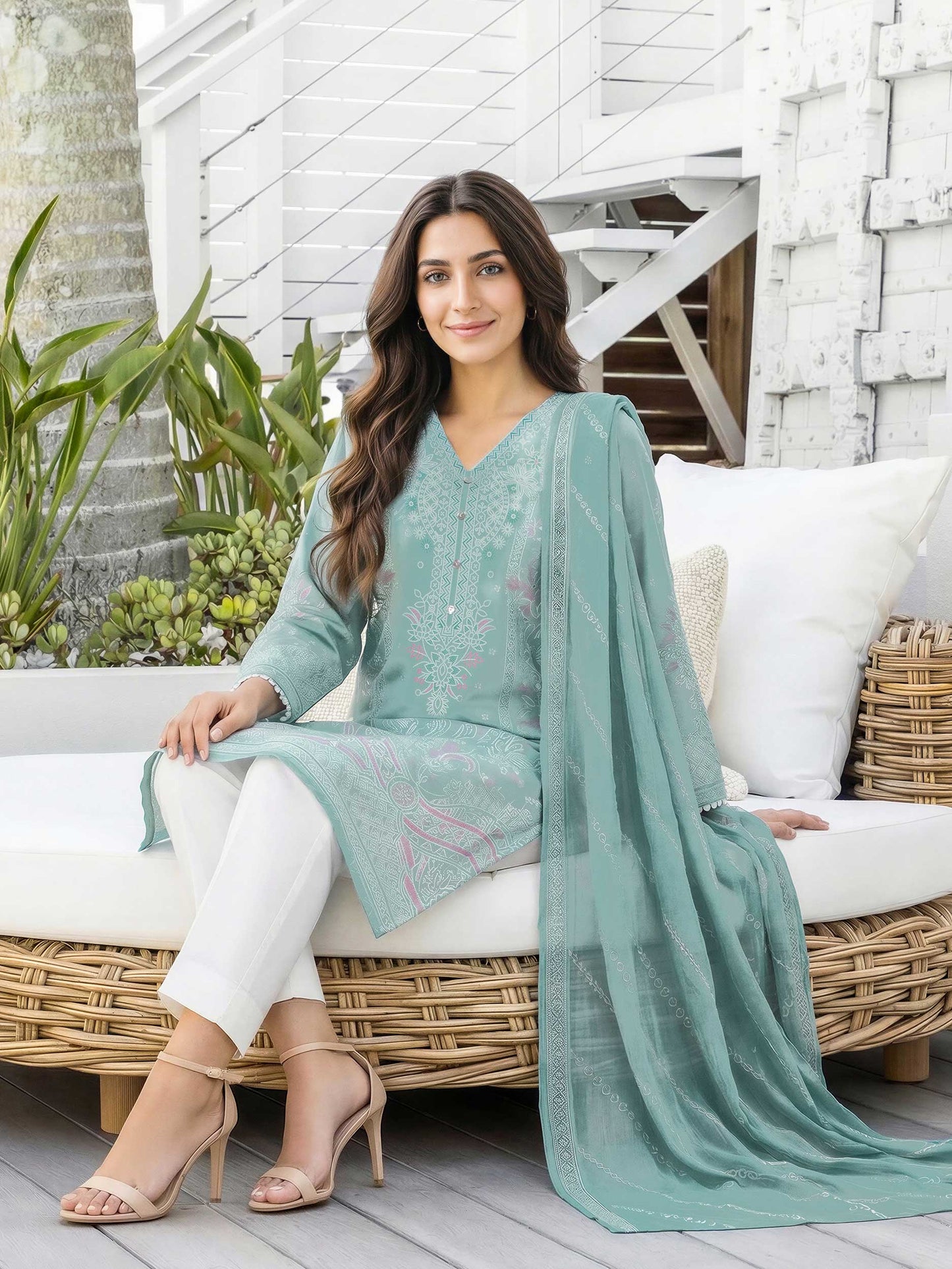 2 Piece Lawn Suit (Unstitched)