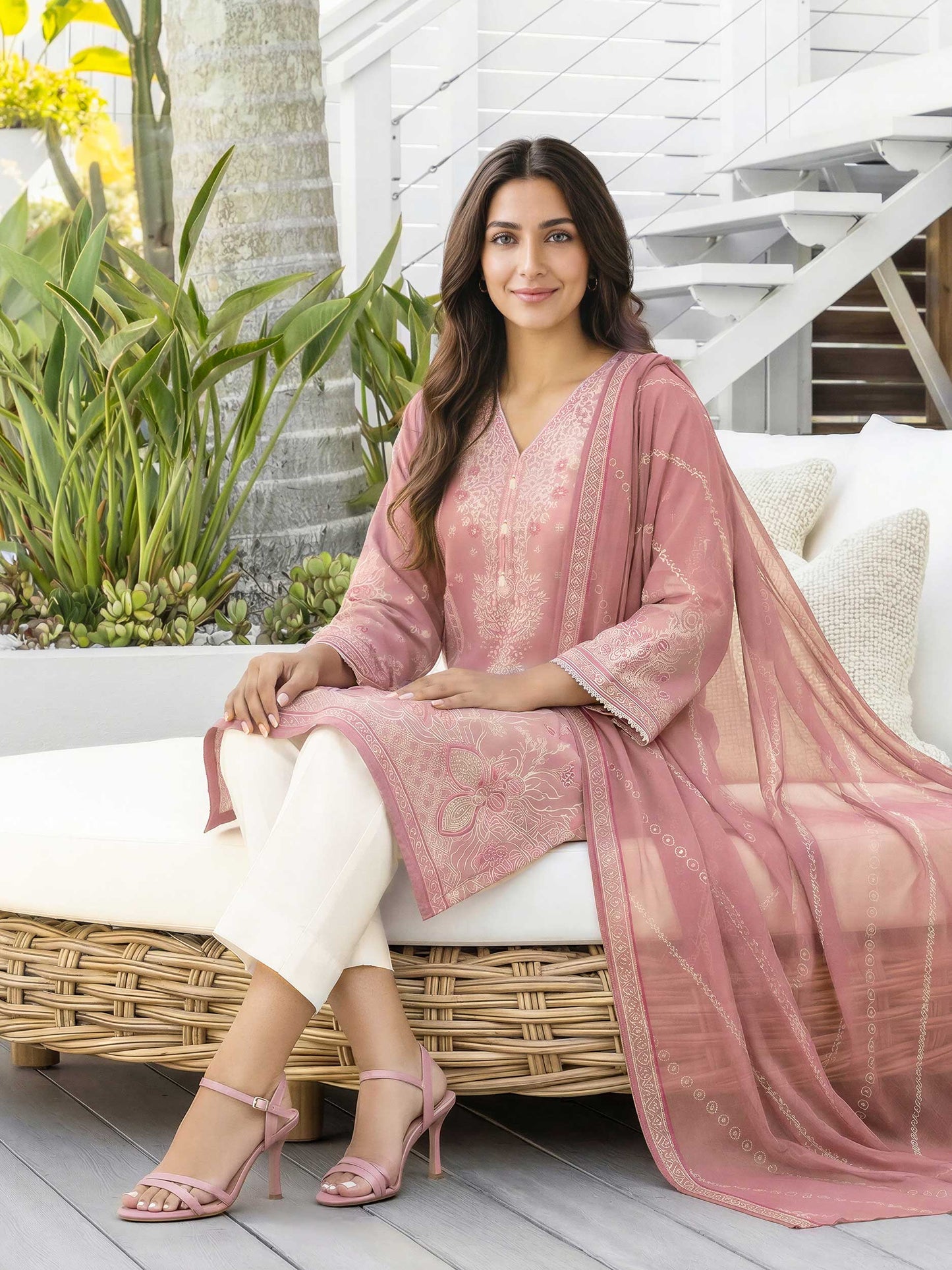 2 Piece Lawn Suit (Unstitched)