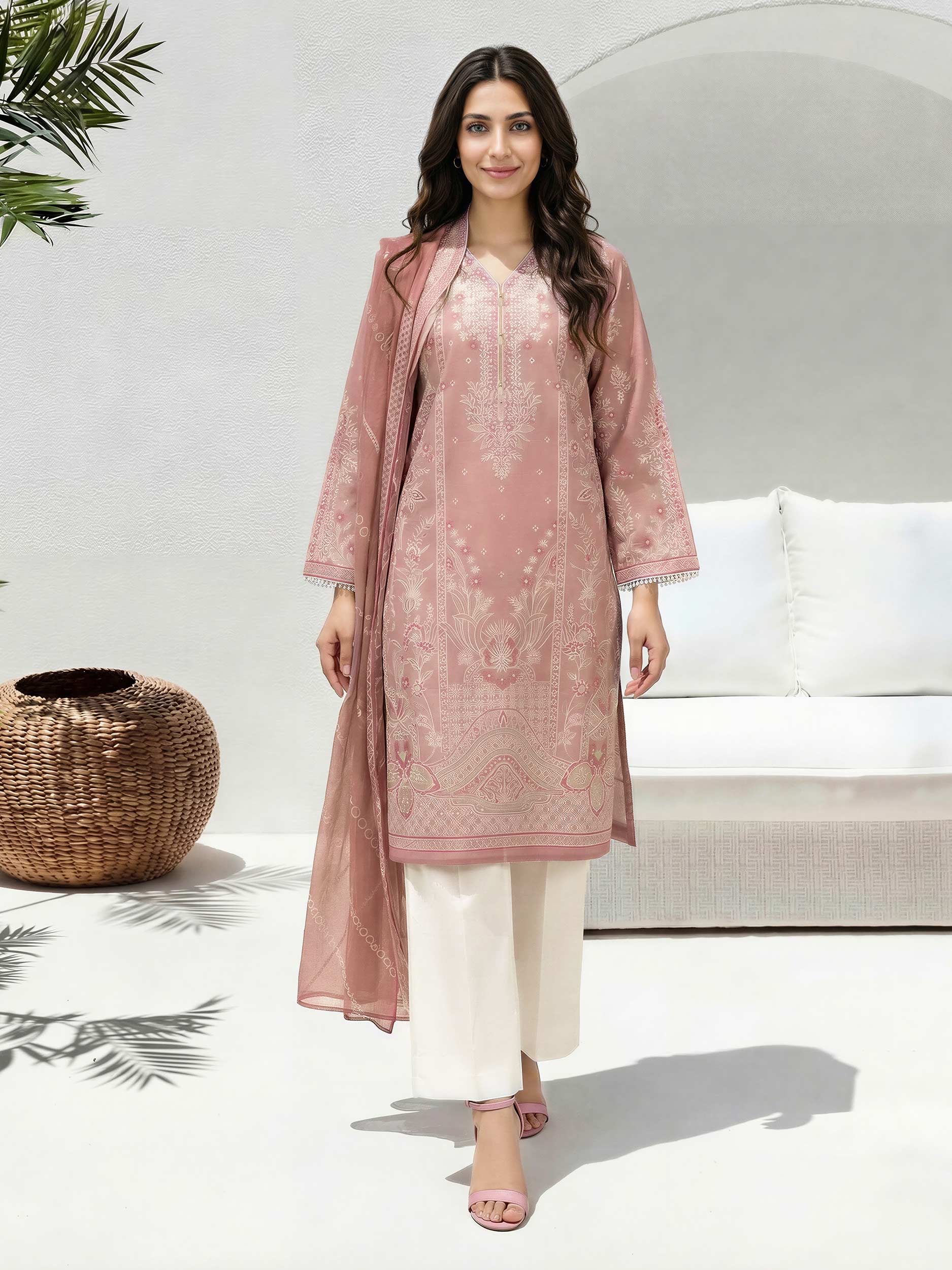 2 Piece Lawn Suit (Unstitched)