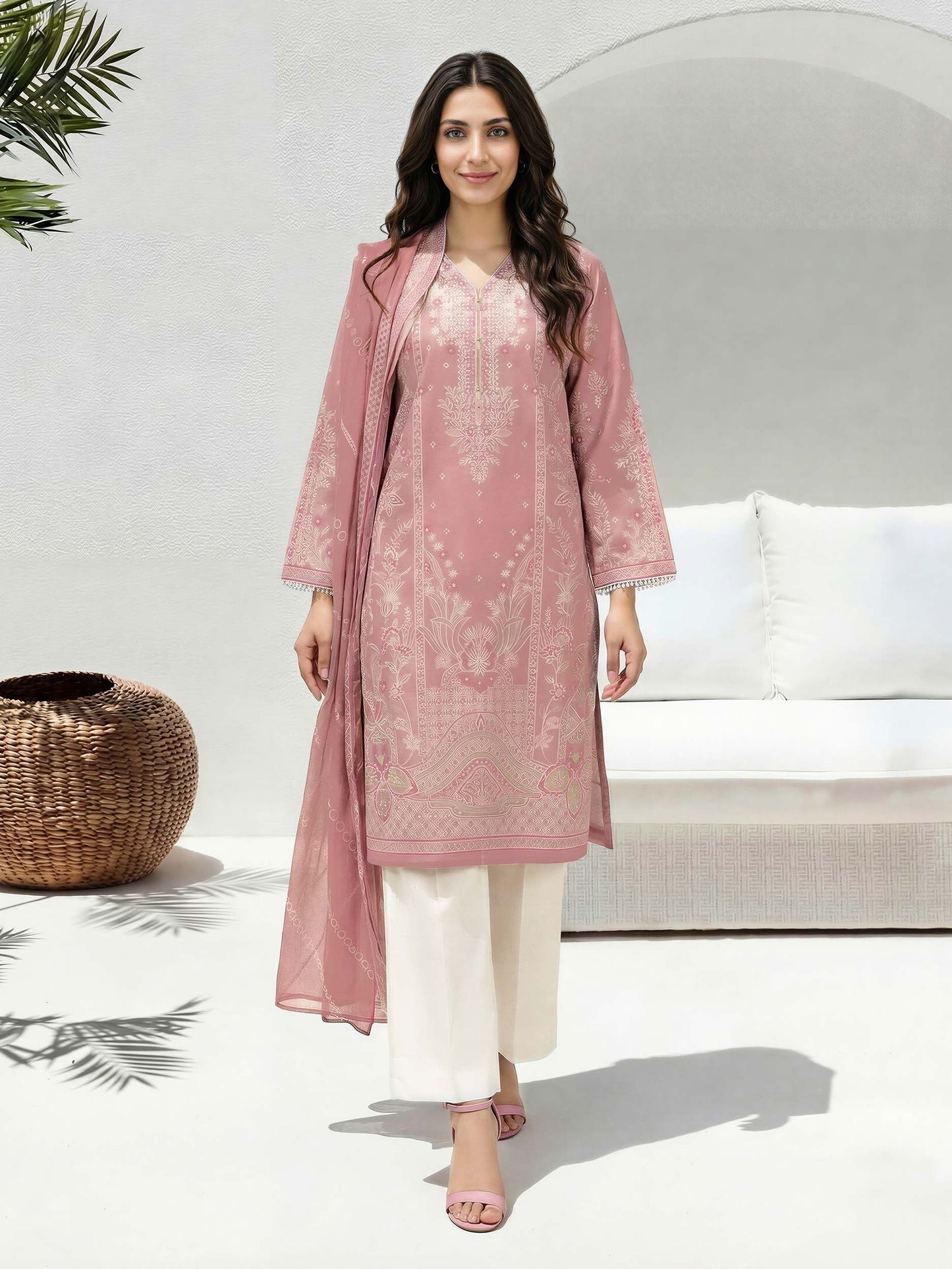 2 Piece Lawn Suit (Unstitched)