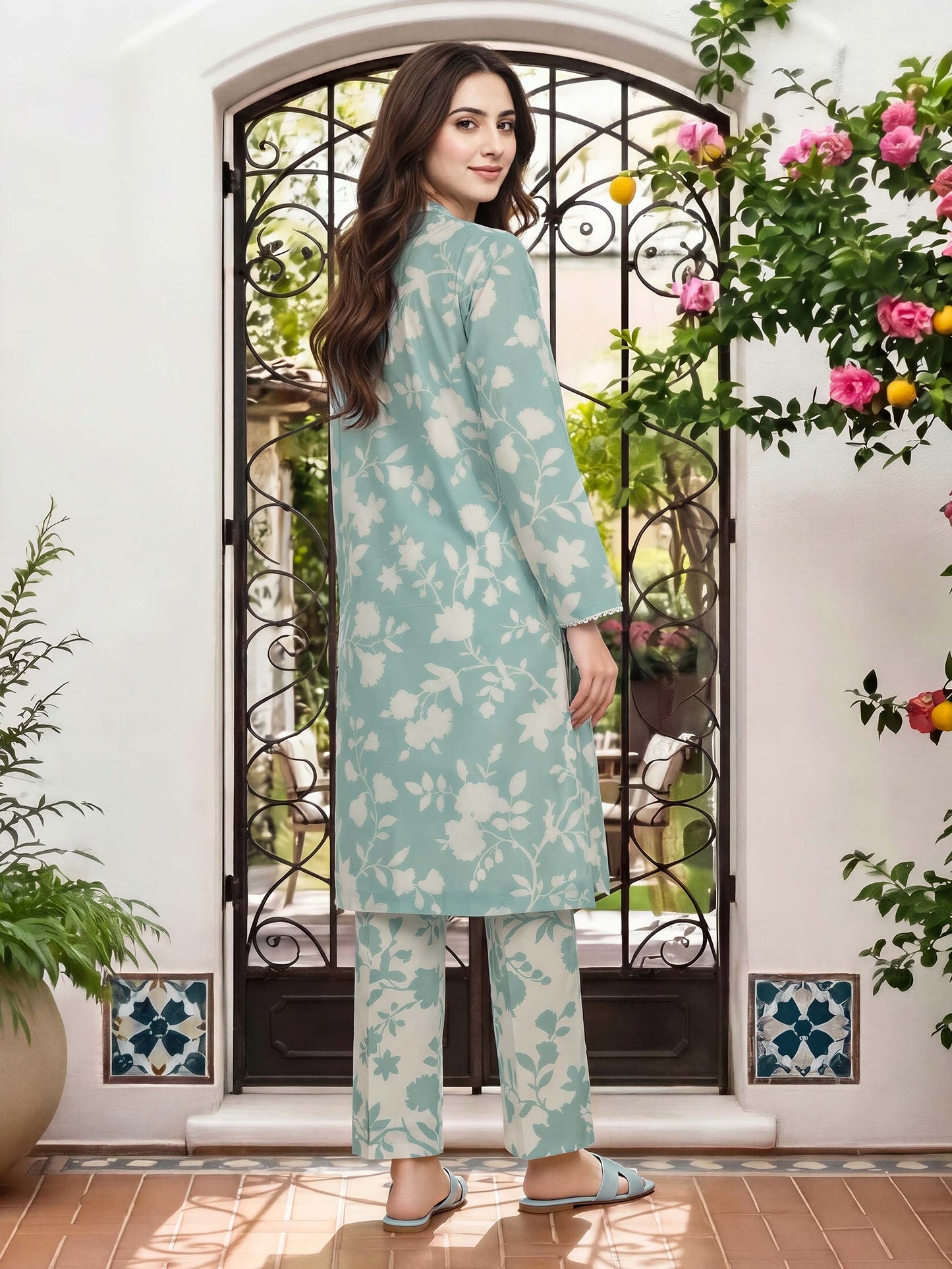 2 Piece Lawn Suit (Unstitched)