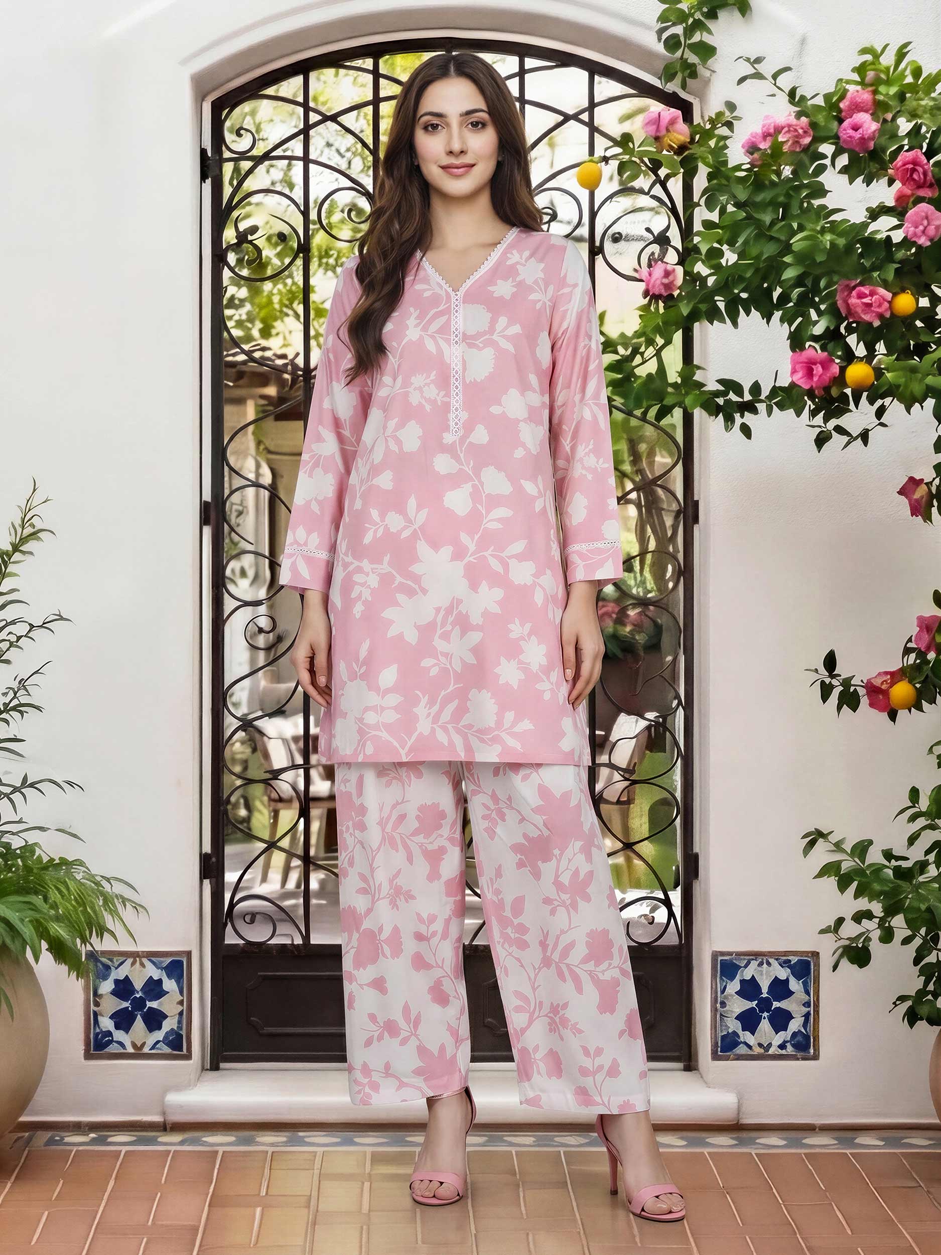 2 Piece Lawn Suit (Unstitched)