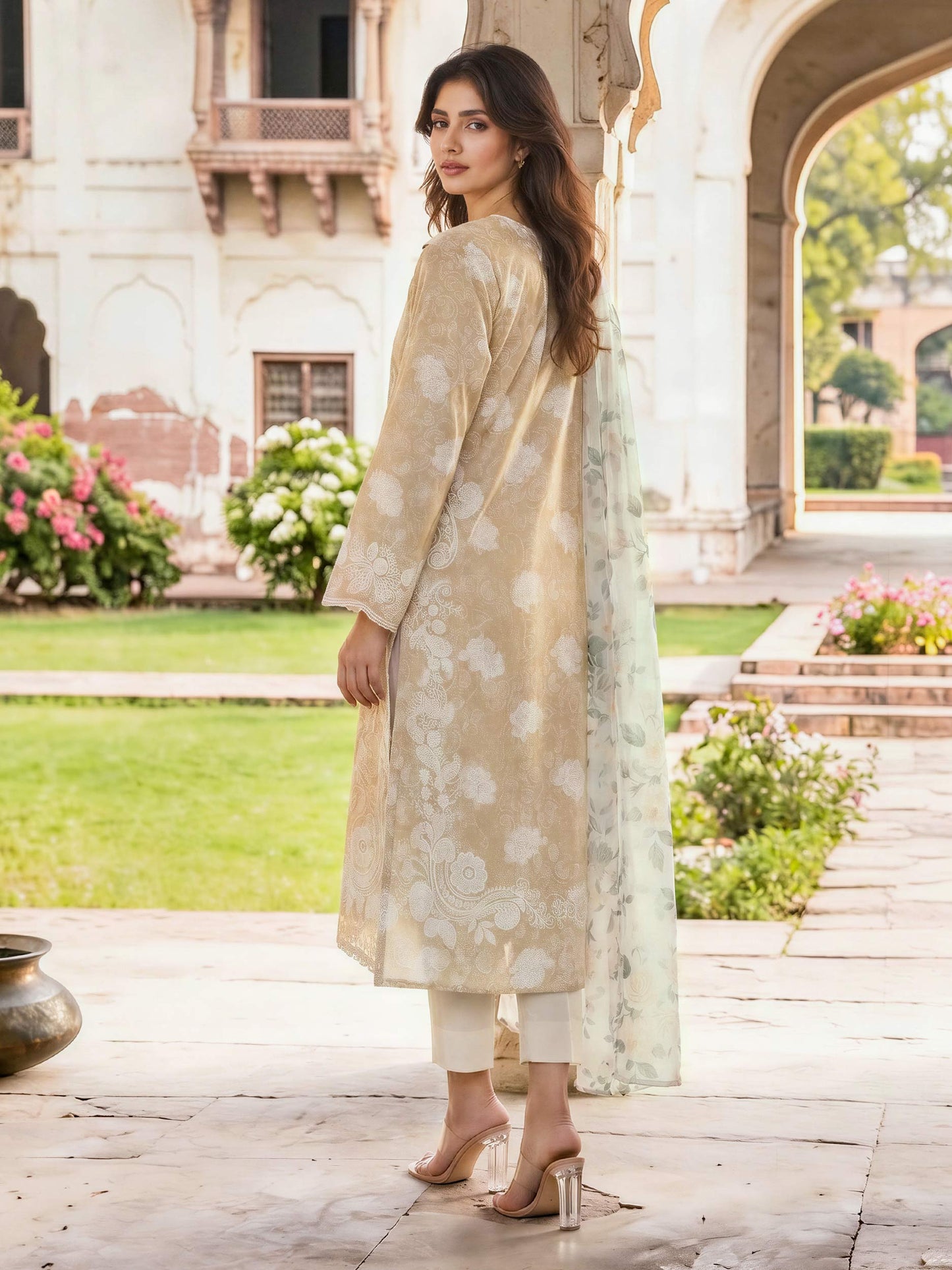 2 Piece Lawn Suit (Unstitched)