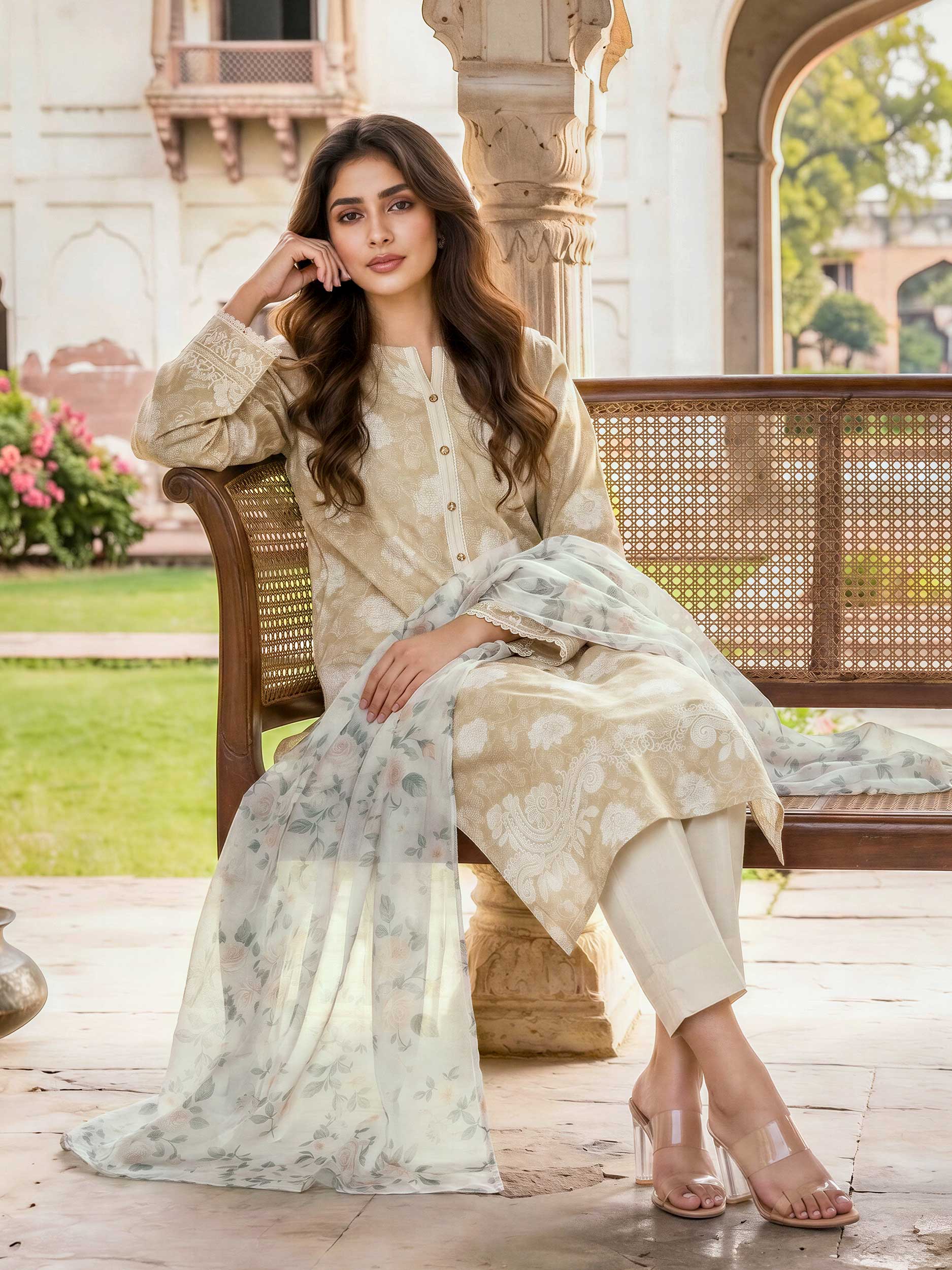 2 Piece Lawn Suit (Unstitched)