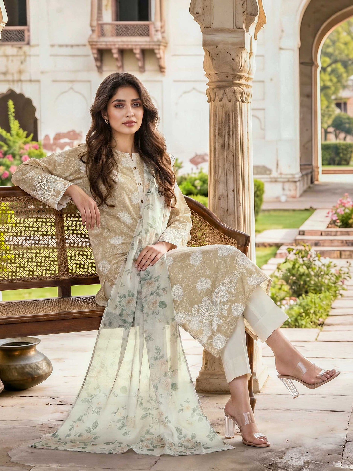 2 Piece Lawn Suit (Unstitched)