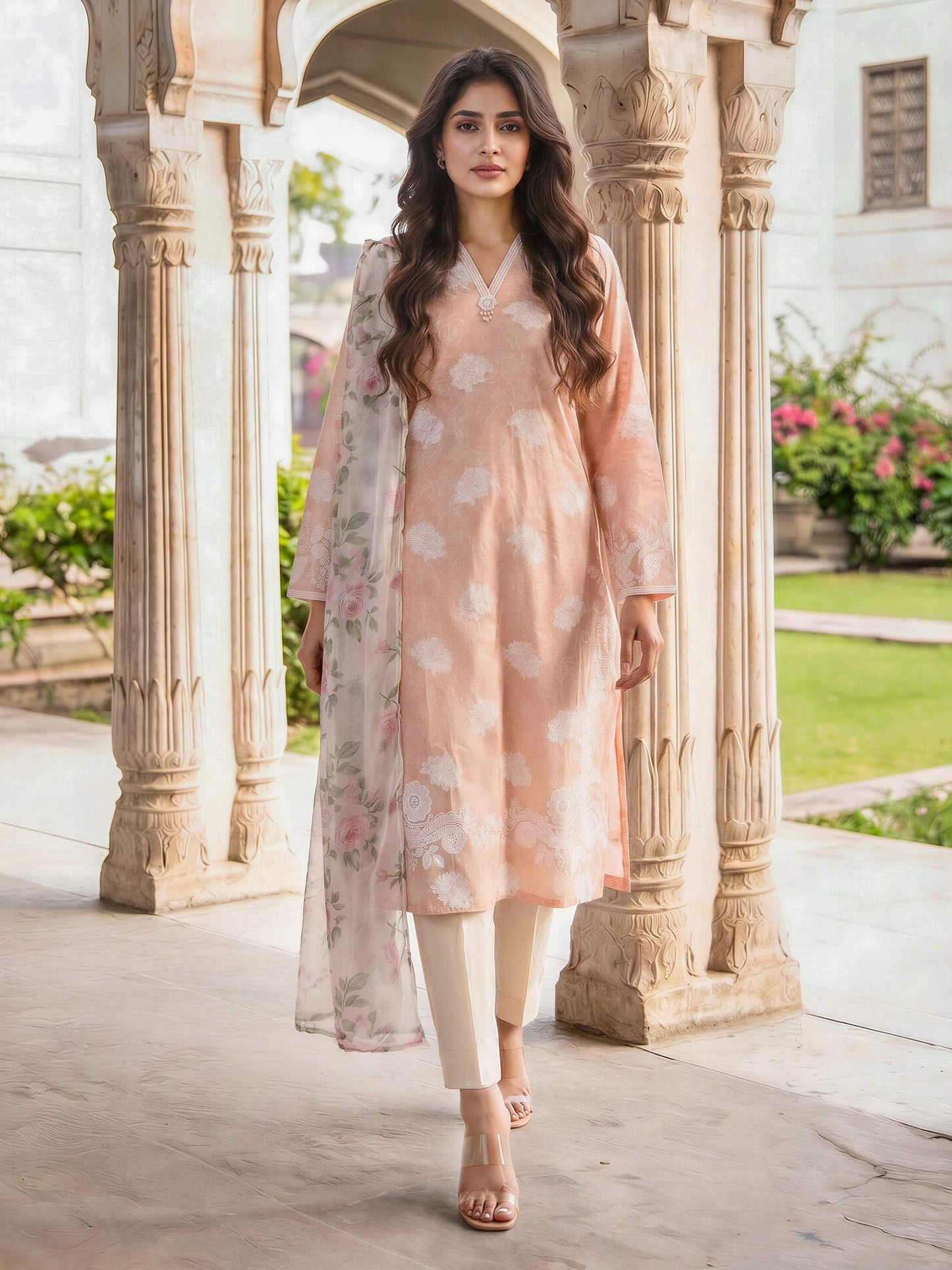 2 Piece Lawn Suit (Unstitched)
