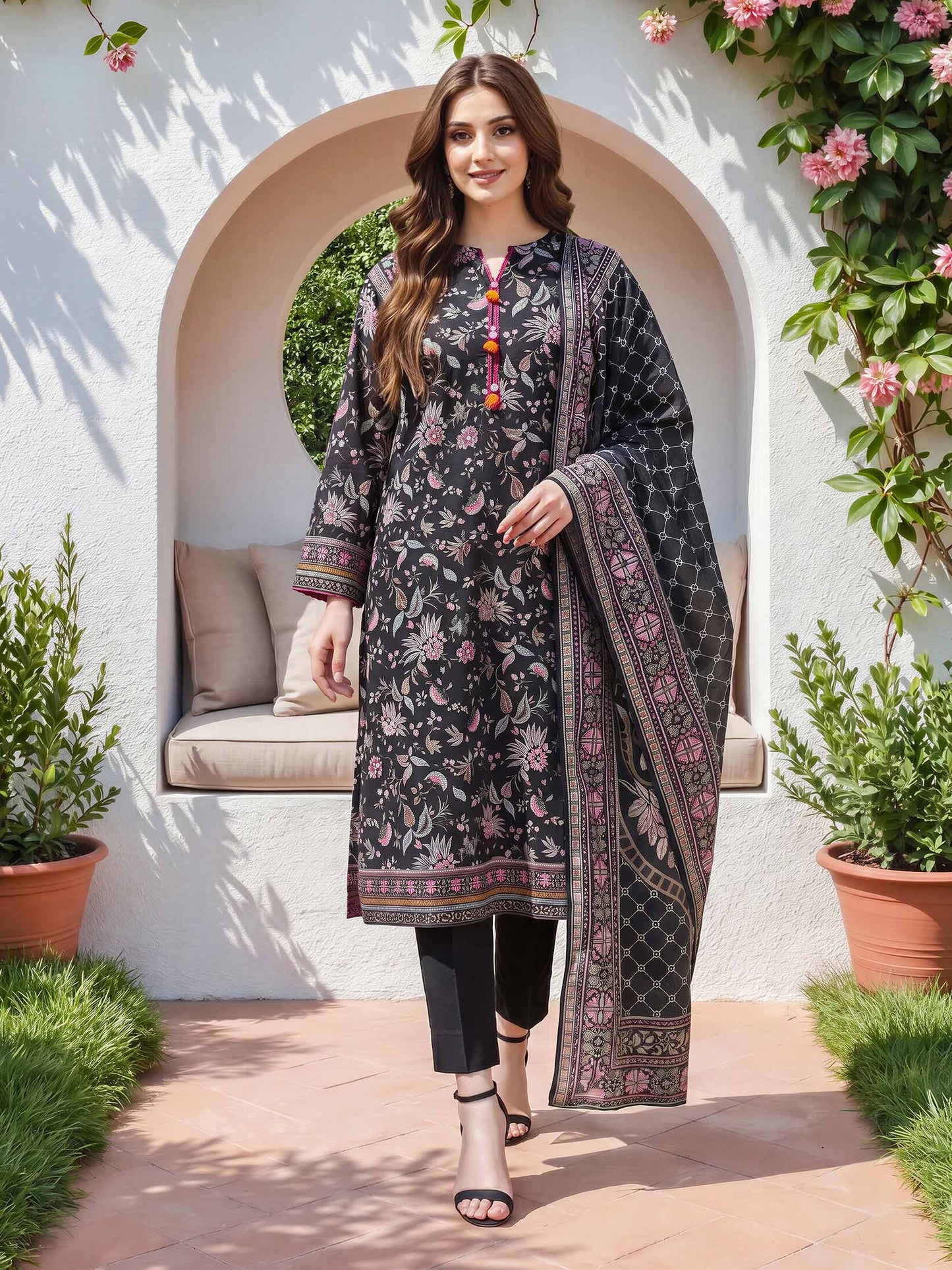 2 Piece Lawn Suit (Unstitched)
