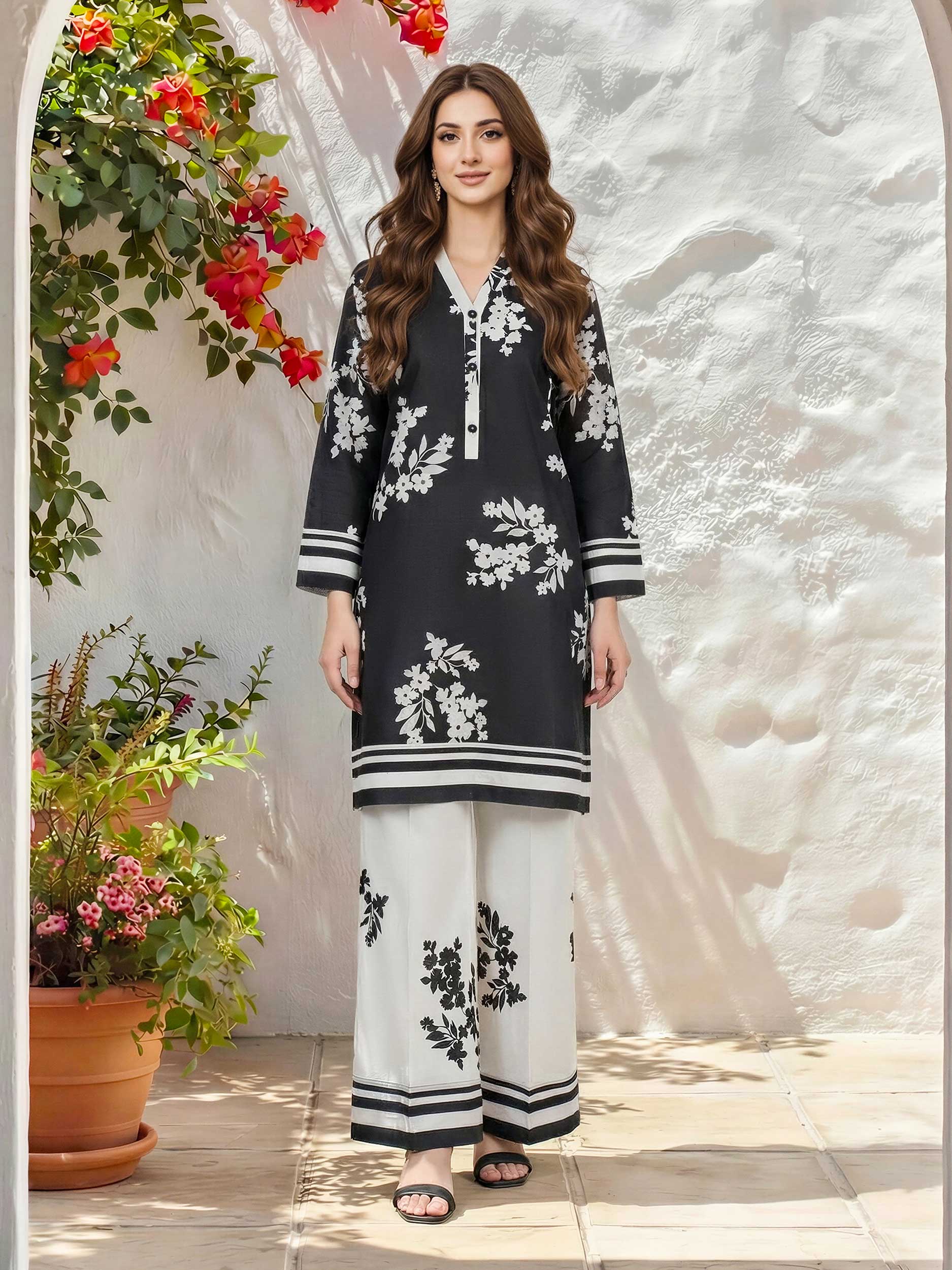 2 Piece Lawn Suit (Unstitched)