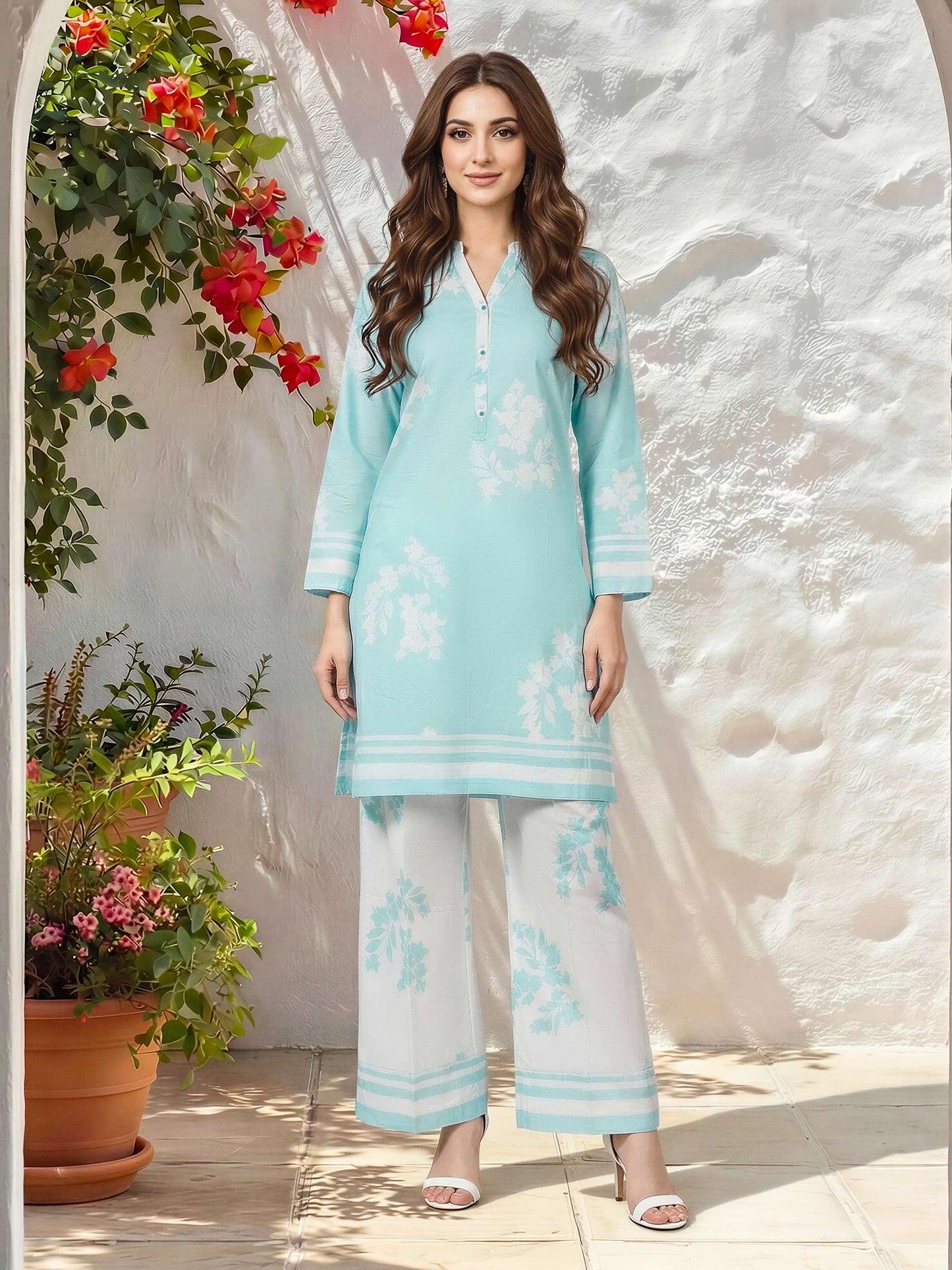 2 Piece Lawn Suit (Unstitched)