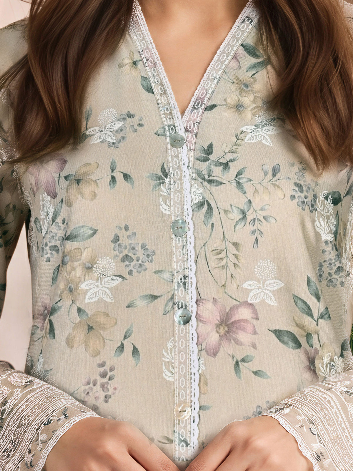 3 Piece Khaddar Paste Suit (Unstitched)