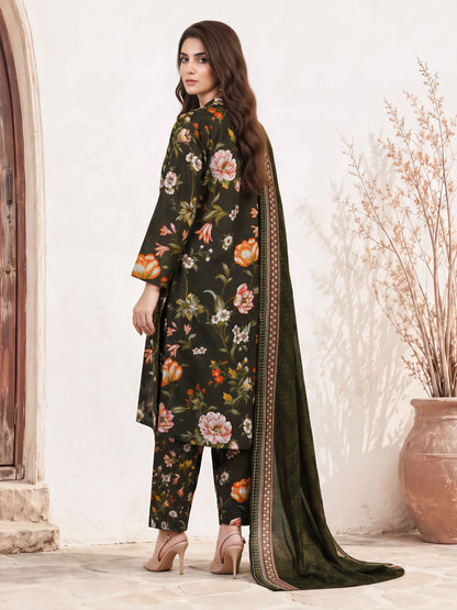 3 Piece Khaddar Suit (Unstitched)