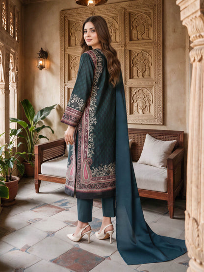 3 Piece Khaddar Suit (Unstitched)