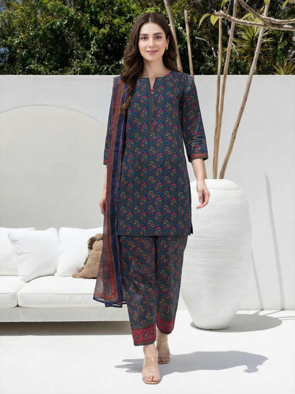 3 Piece Lawn Suit (Unstitched)