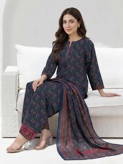 3 Piece Lawn Suit (Unstitched)