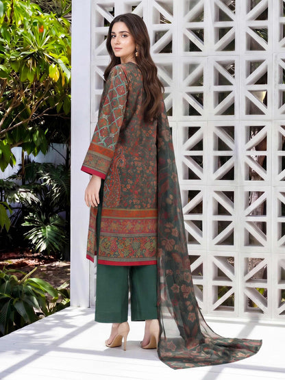 3 Piece Lawn Suit (Unstitched)