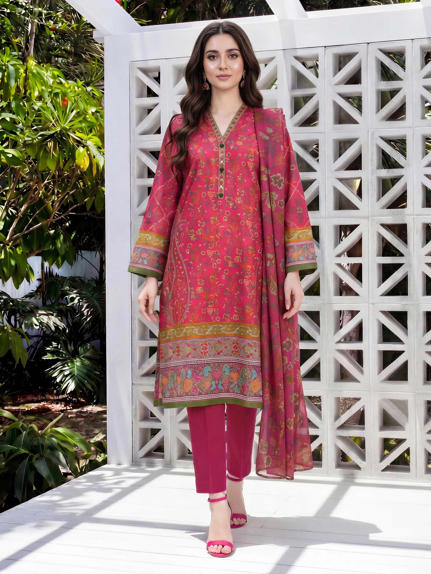 3 Piece Lawn Suit (Unstitched)
