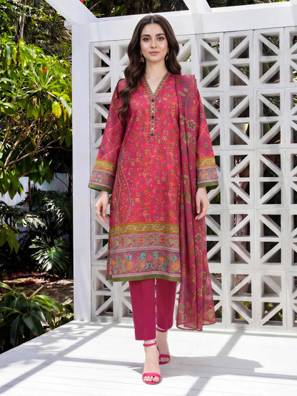 3 Piece Lawn Suit (Unstitched)