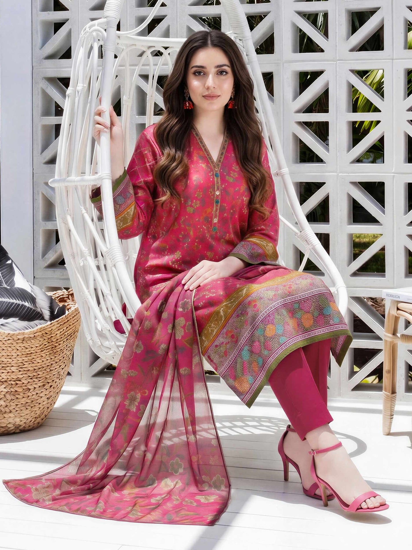 3 Piece Lawn Suit (Unstitched)
