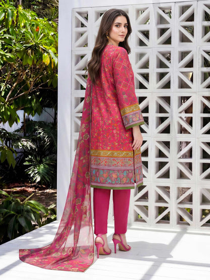 3 Piece Lawn Suit (Unstitched)