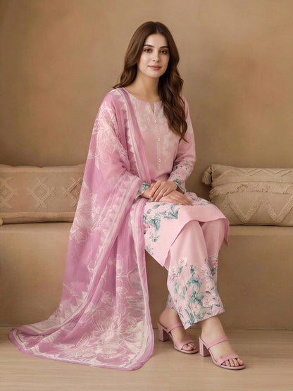 3 Piece Lawn Suit (Unstitched)