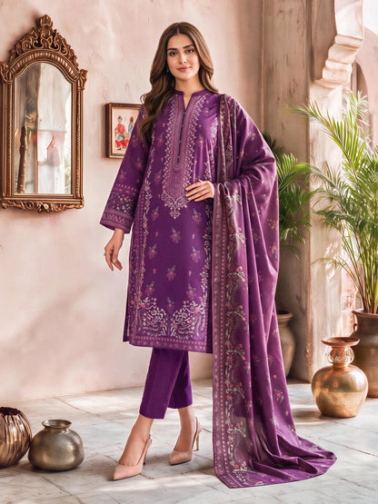 3 Piece Khaddar Suit (Unstitched)
