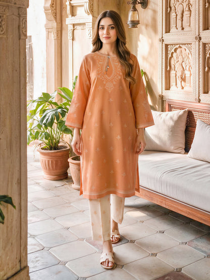 2 Piece Khaddar Paste Suit (Unstitched)