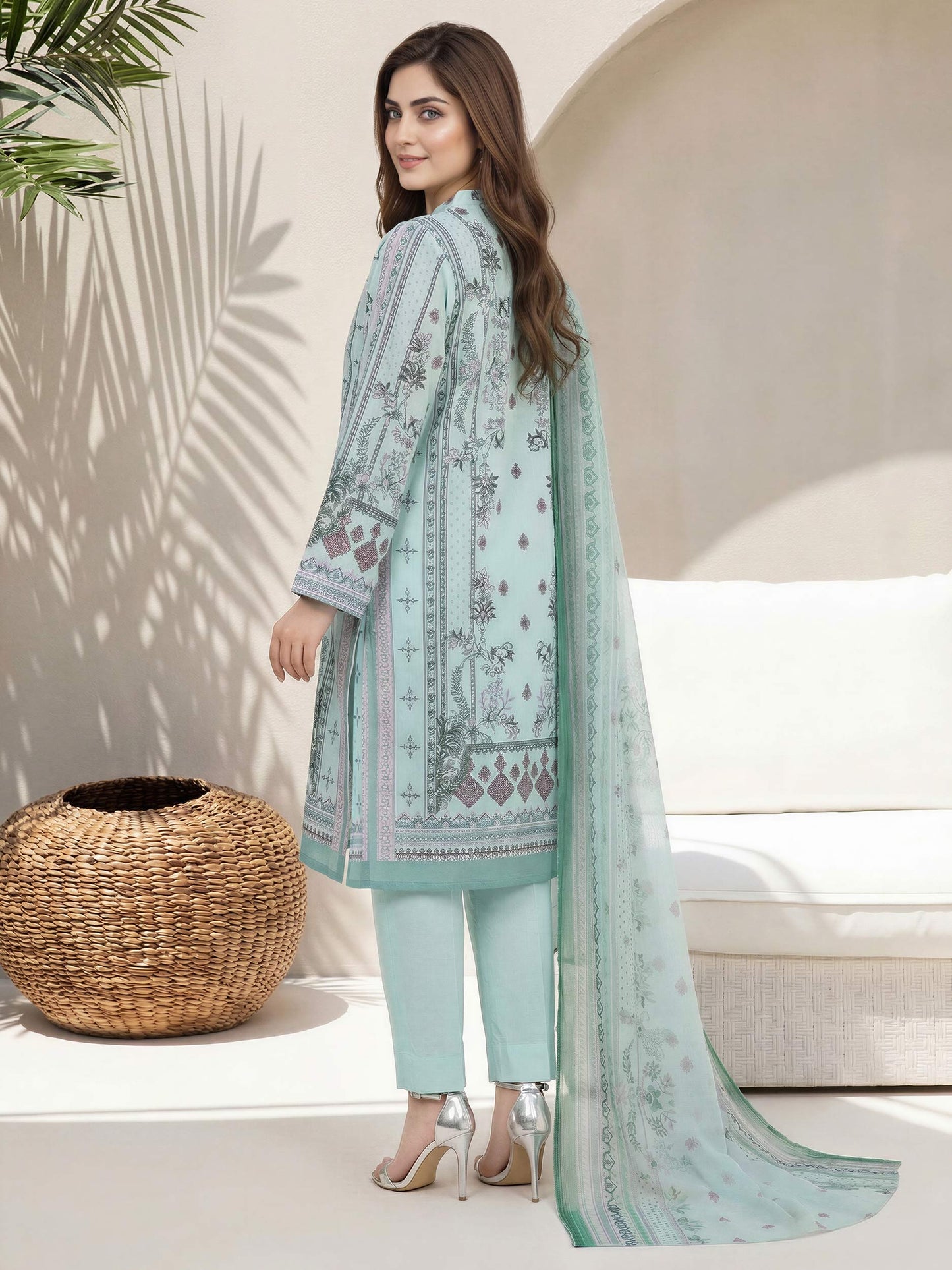 2 Piece Lawn Suit (Unstitched)