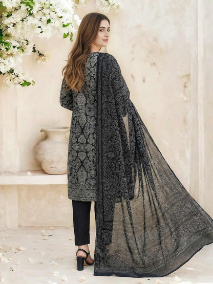 2 Piece Lawn Suit- Printed (Unstitched)