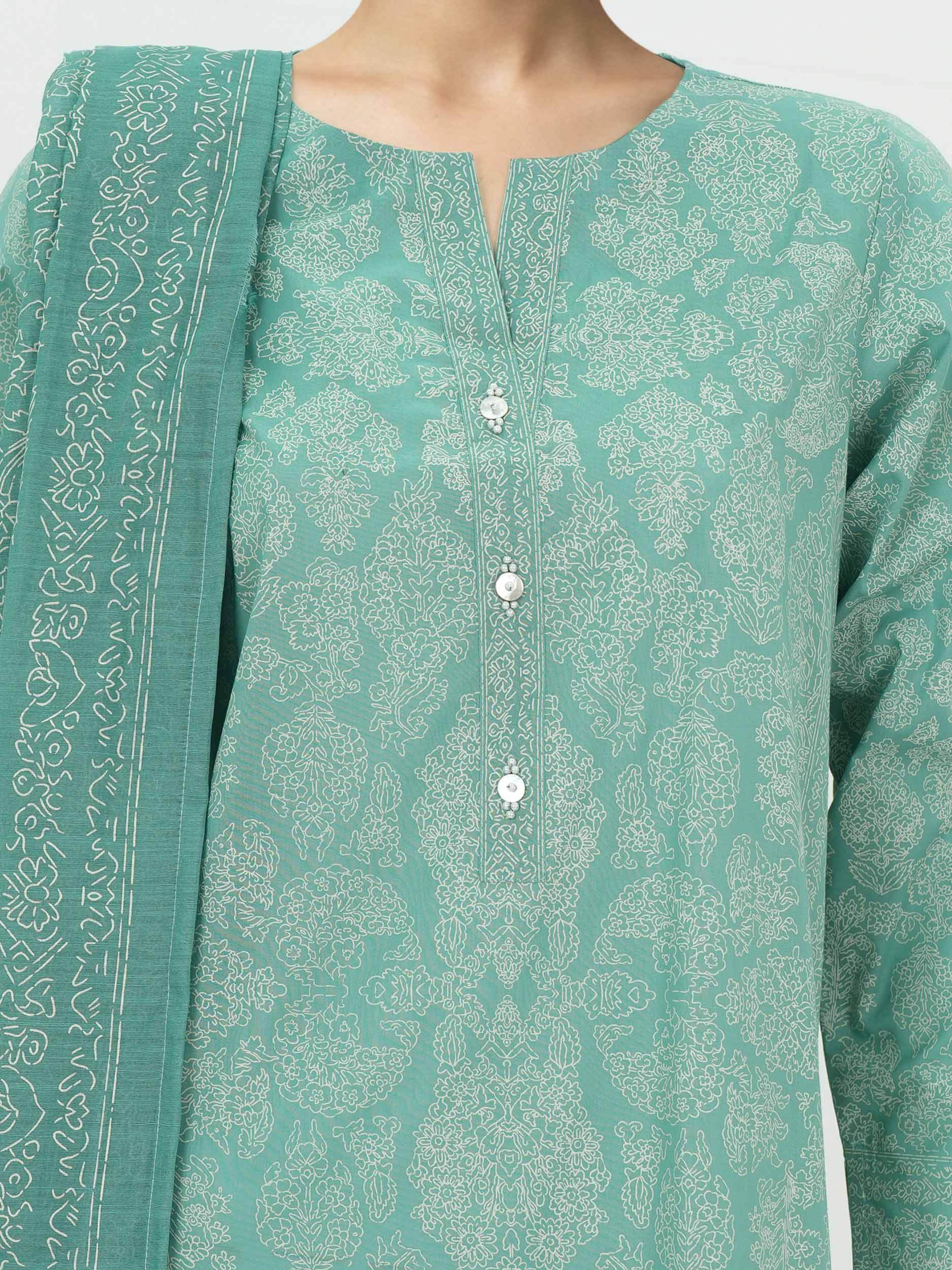 2 Piece Lawn Suit- Printed (Unstitched)