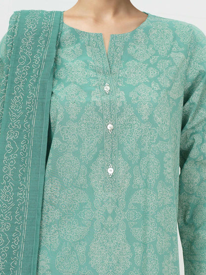 2 Piece Lawn Suit- Printed (Unstitched)