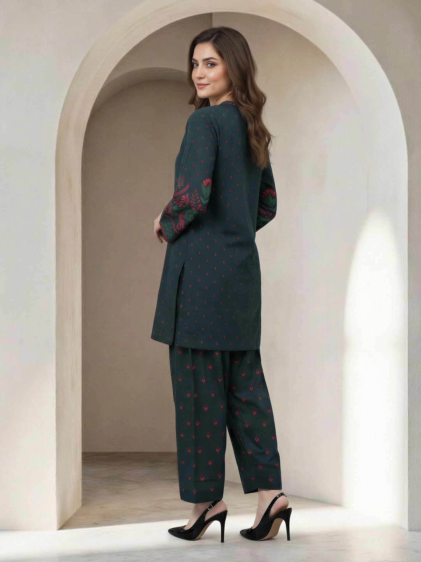 2 Piece Lawn Suit -Printed (Unstitched)
