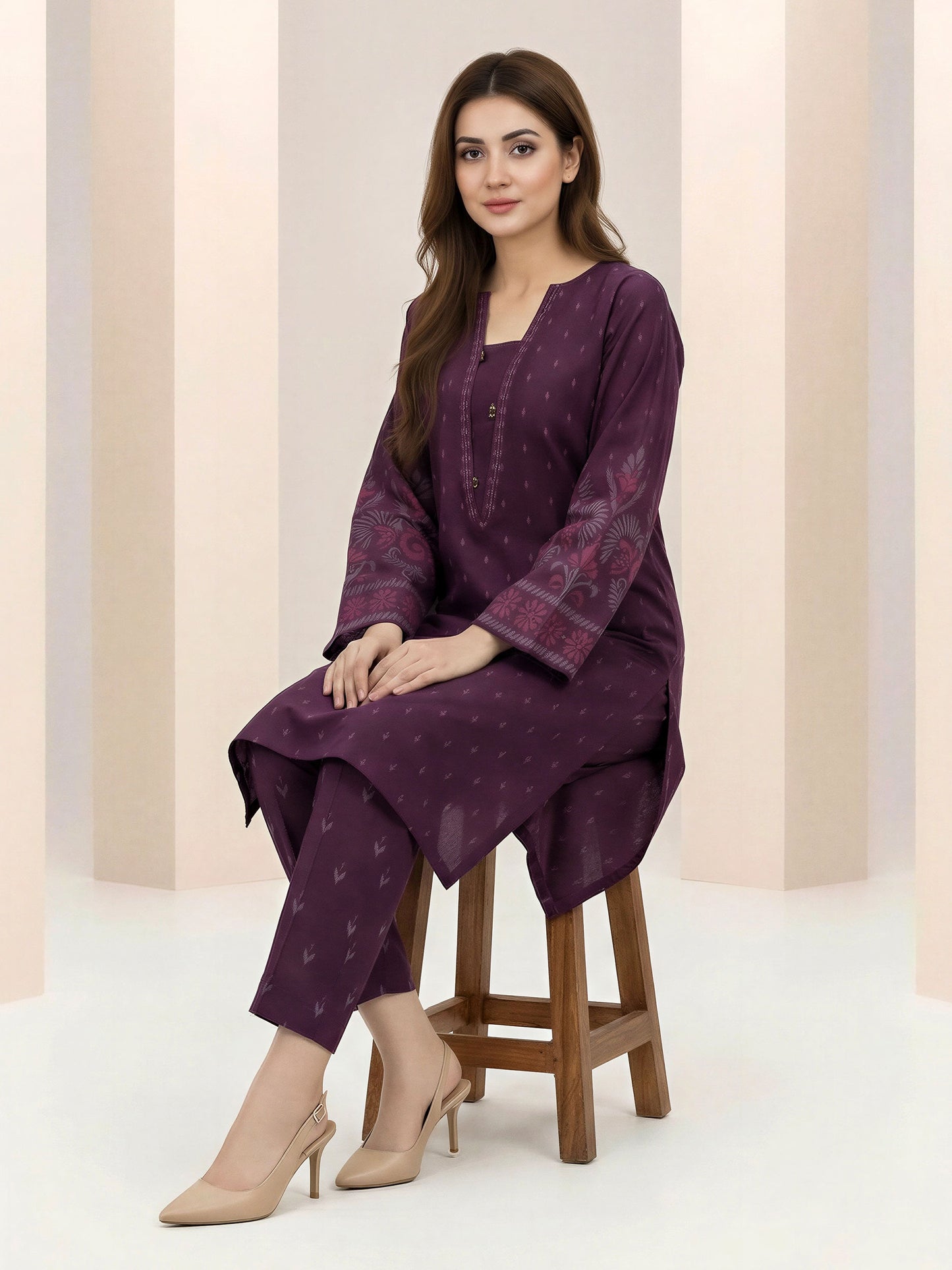 2 Piece Lawn Suit -Printed (Unstitched)