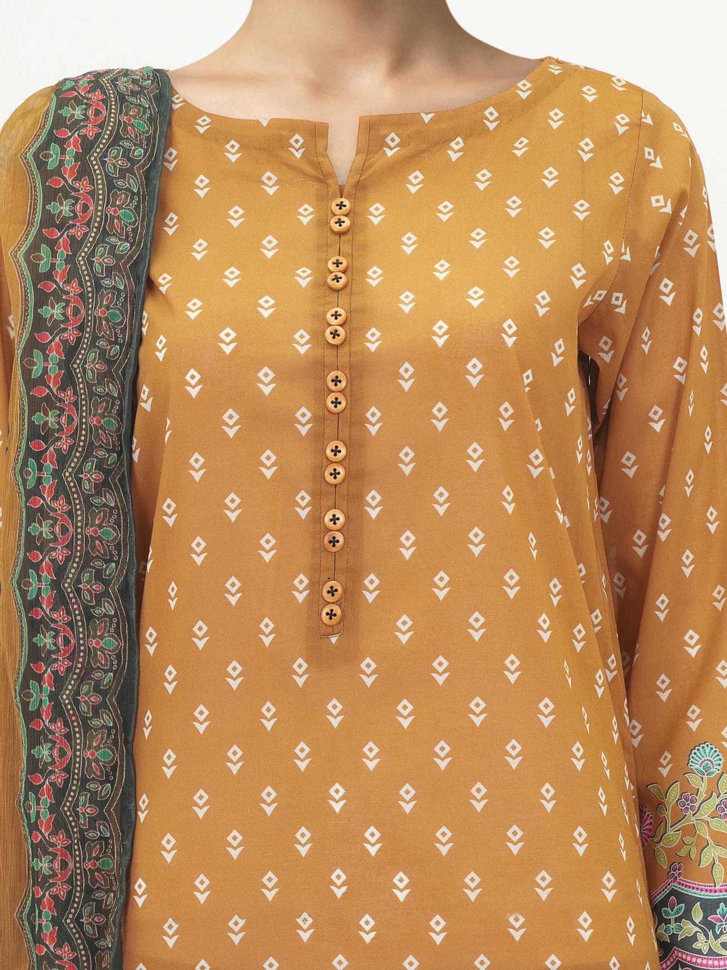 3 Piece Lawn Suit (Unstitched)