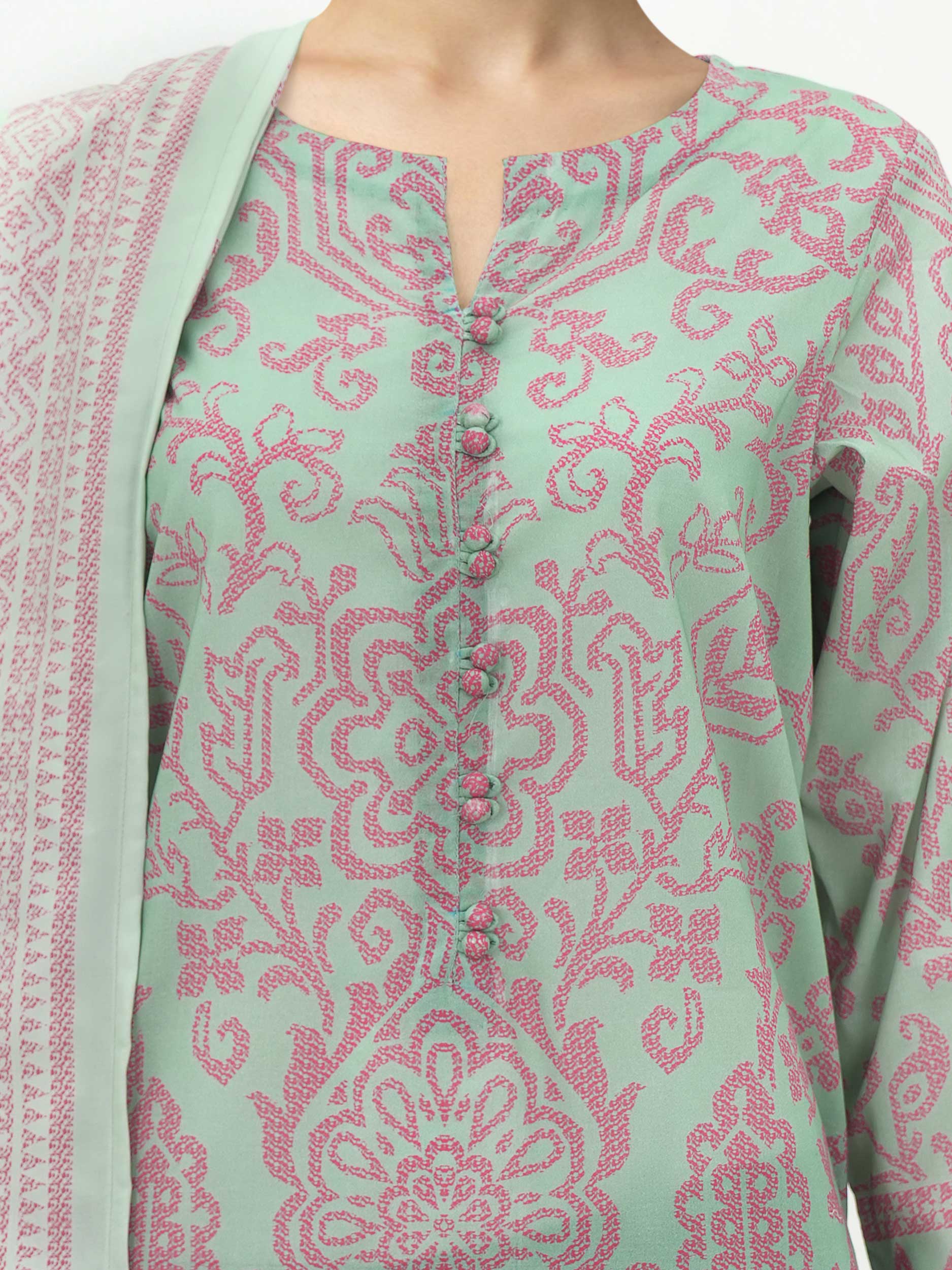 3 Piece Lawn Suit (Unstitched)