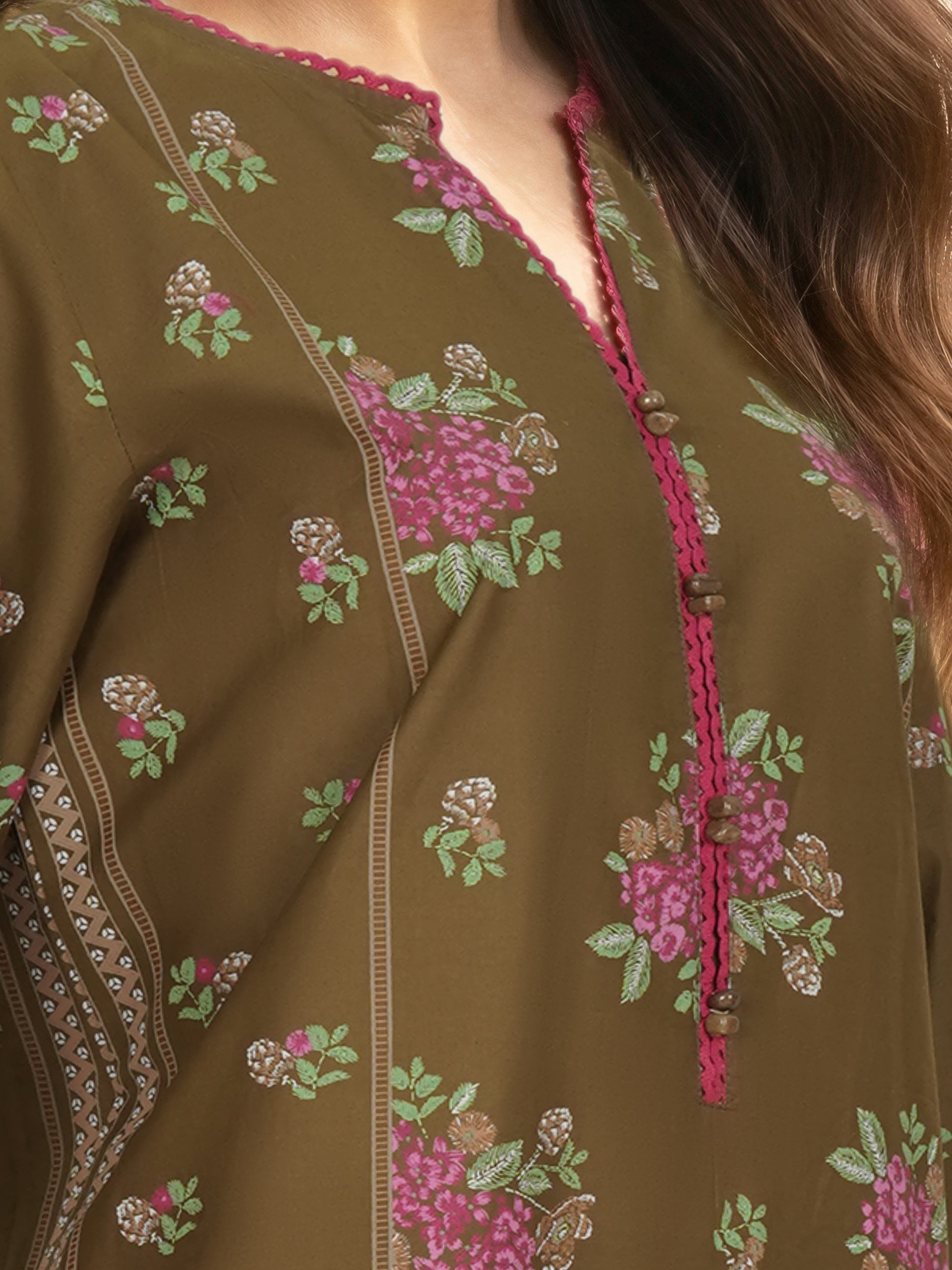 2 Piece Lawn Suit (Unstitched)