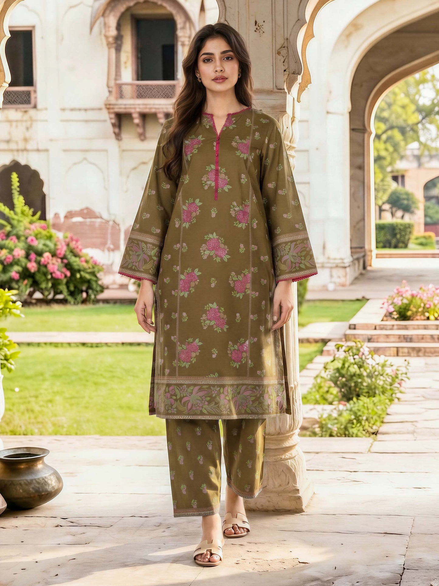 2 Piece Lawn Suit (Unstitched)