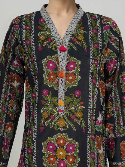 3 Piece Lawn Suit- Printed (Unstitched)
