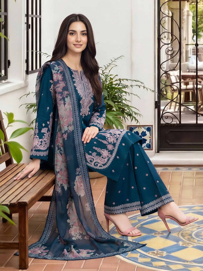 3 Piece Lawn Suit (Unstitched)