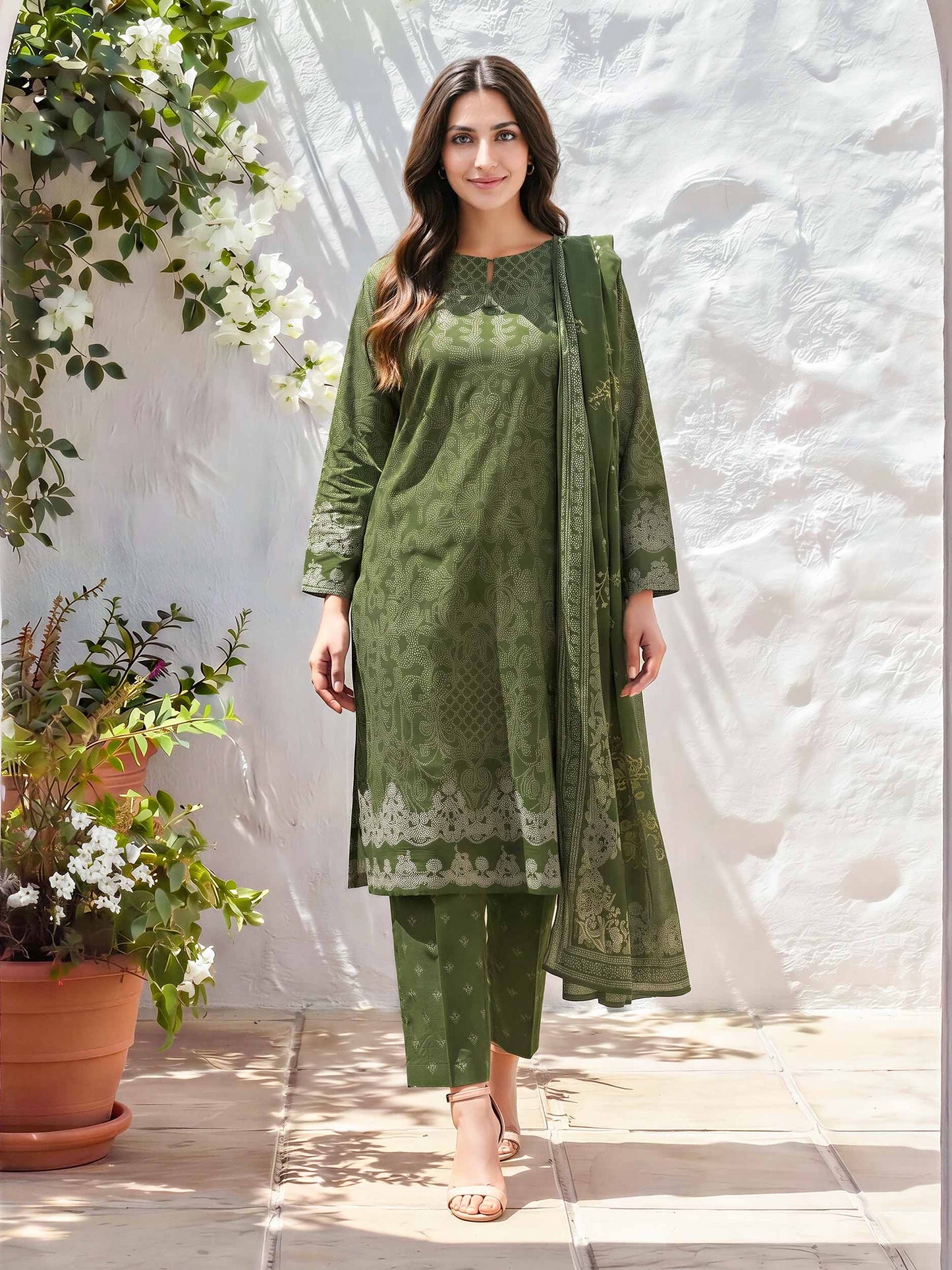 3 Piece Lawn Suit (Unstitched)