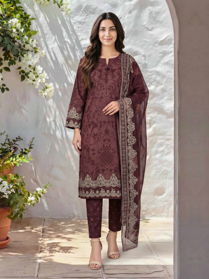 3 Piece Lawn Suit (Unstitched)